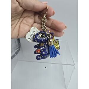 TY Beanie Boos Mini Boo Vinyl Figure Metal Key Clip SAFFIRE the Dragon (2 Inch)